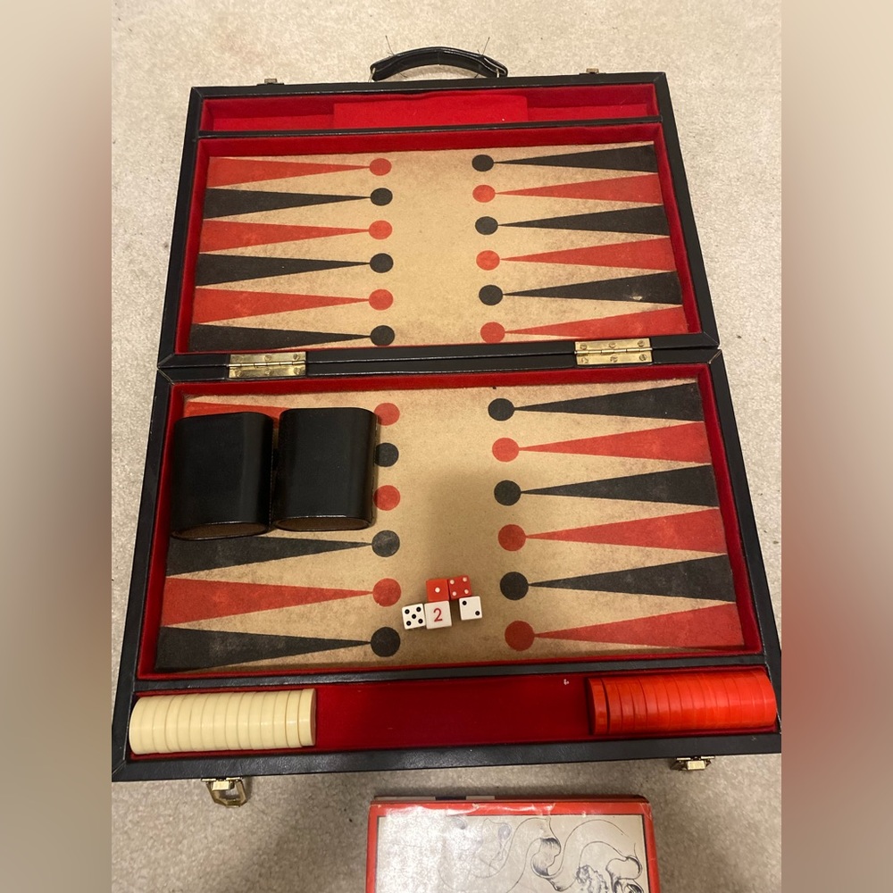 Vintage Backgammon Game